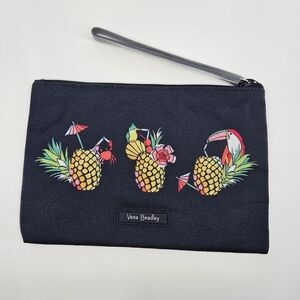 Vera Bradley Black Pineapple Wristlet